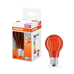 4058075433960 - LED klasická žárovka E27 2,5 W STAR DÉCOR CLASSIC, oranžová - Žárovka - LEDVANCE e-shop