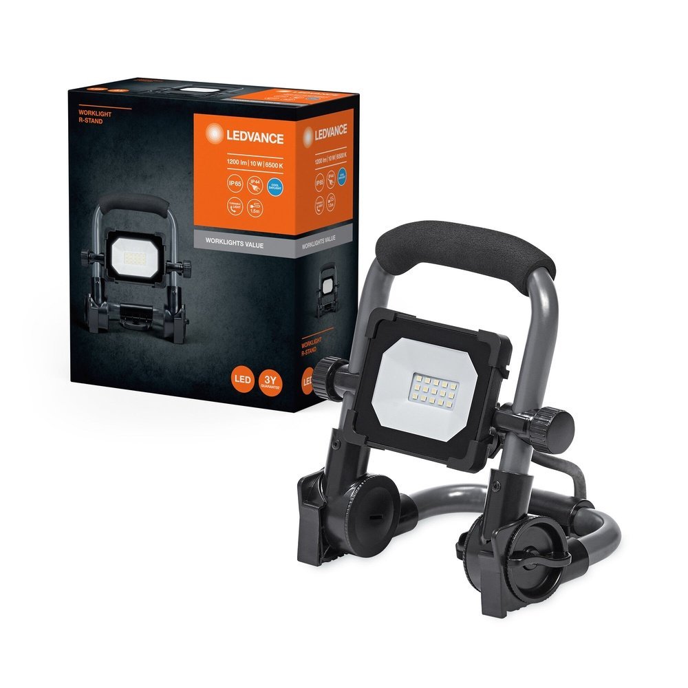 LED pracovní světlo IP65 R-STAND 10 W, studená denní bílá