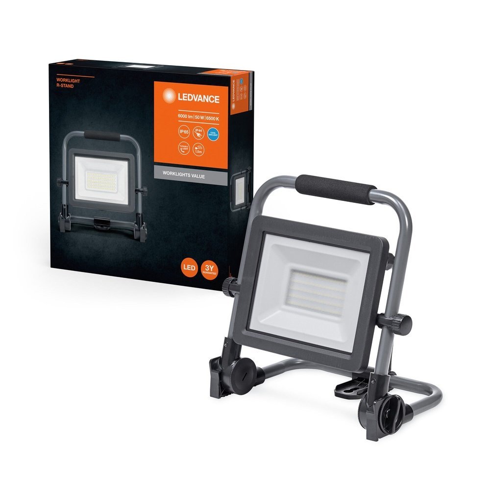 LED pracovní světlo IP65 R-STAND 50 W, studená denní bílá
