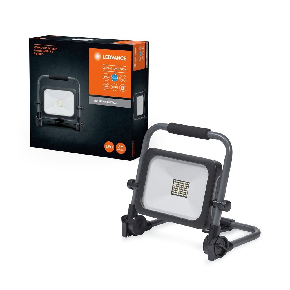 LED pracovní svítidlo IP54 R-STAND 30 W, studená denní bílá