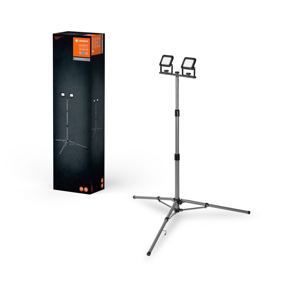 LED pracovní svítidlo IP54 TRIPOD 2x 10W, studená bílá