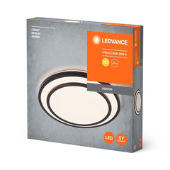 4058075829367 - LED stropní svítidlo černé 36 W BERLIN 490 mm, teplá bílá - Stropní svítidlo - LEDVANCE e-shop