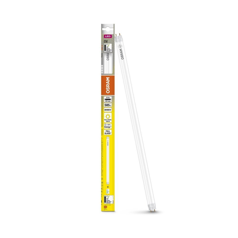 LED trubice 5.4 W TUBE 438 mm T8, teplá bílá