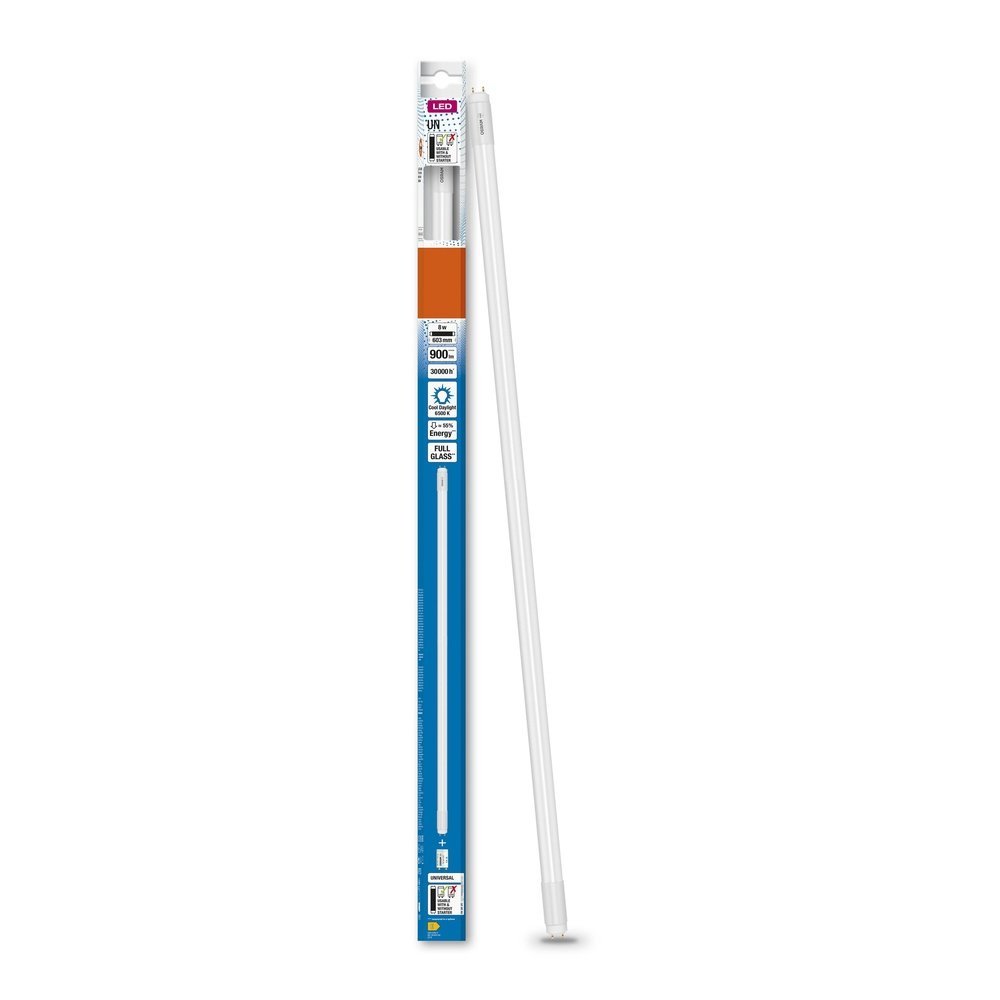 LED trubice 8 W TUBE 600 mm T8, studená denní bílá