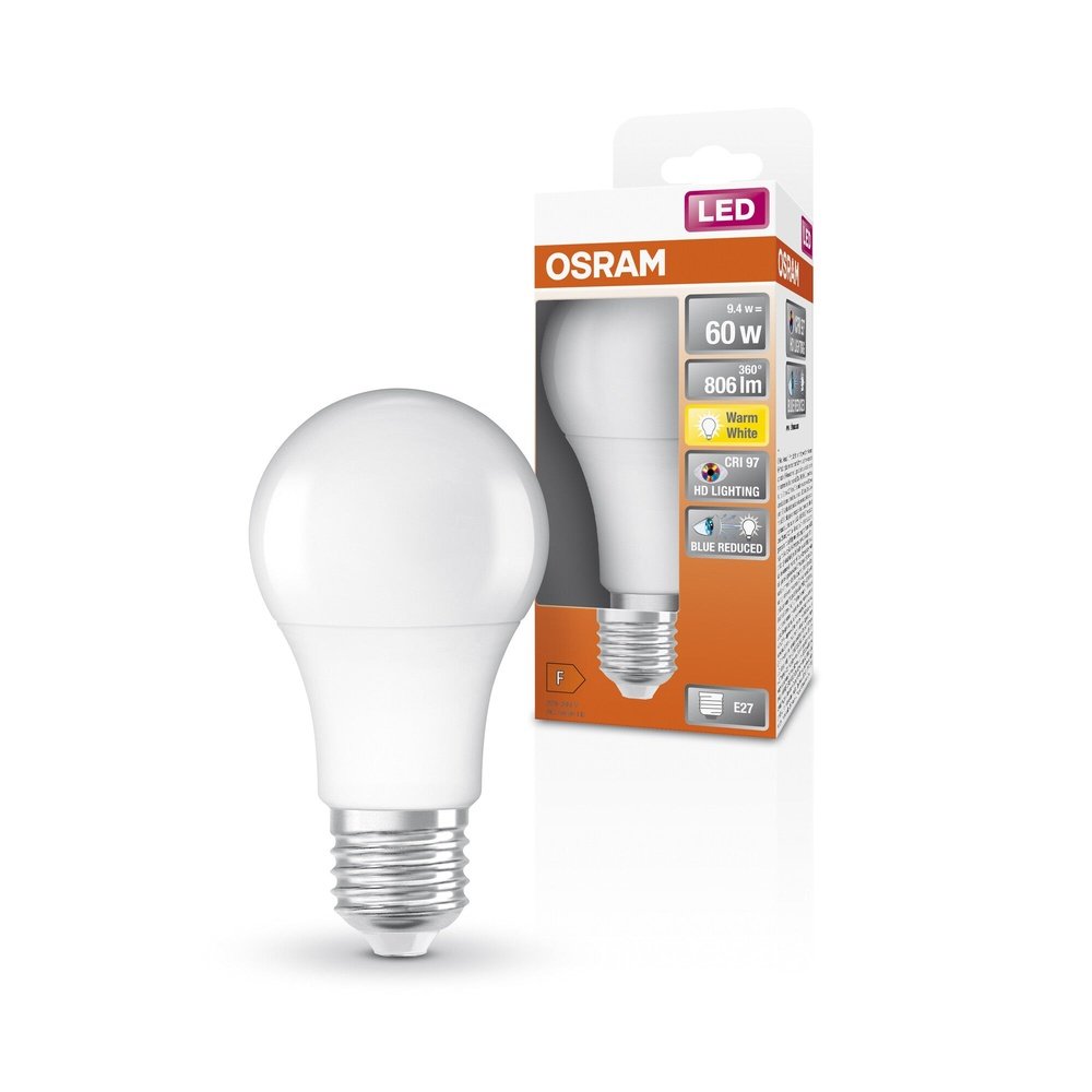 LED žárovka CRI 97 E27 9.4 W STAR, teplá bílá