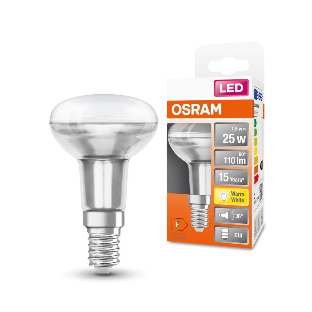 LED žárovka E14 1,5 W STAR, teplá bílá
