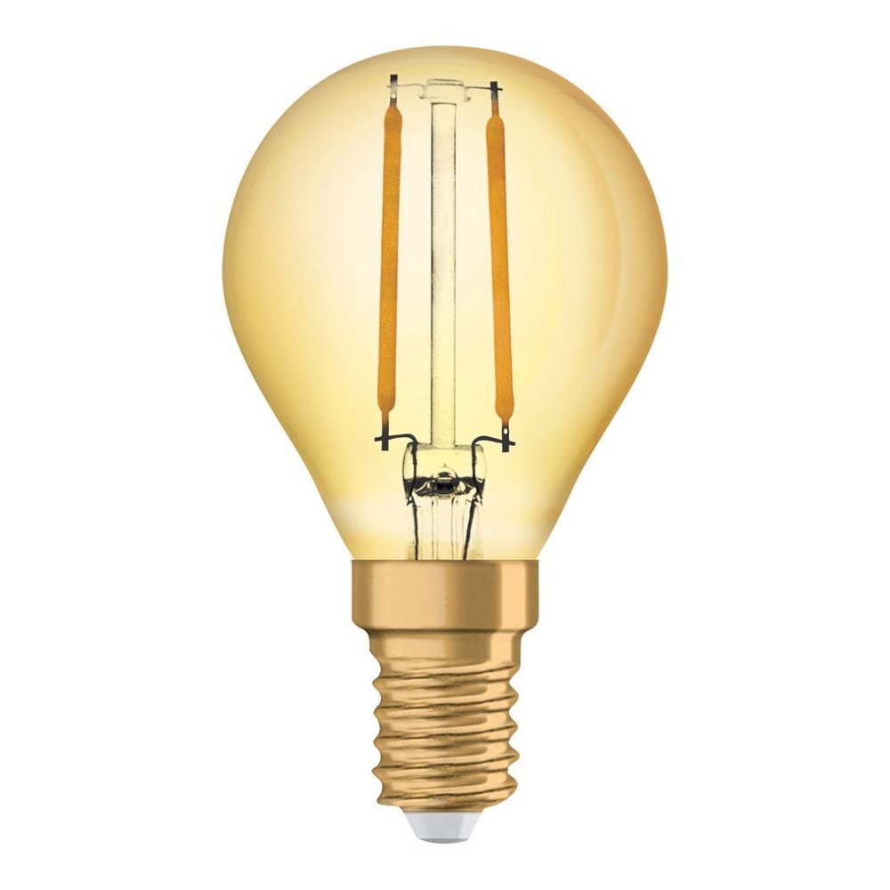 4058075290815 - LED žárovka E14 2,5 W VINTAGE GOLD CLASSIC P, teplá bílá - Žárovka - LEDVANCE e-shop
