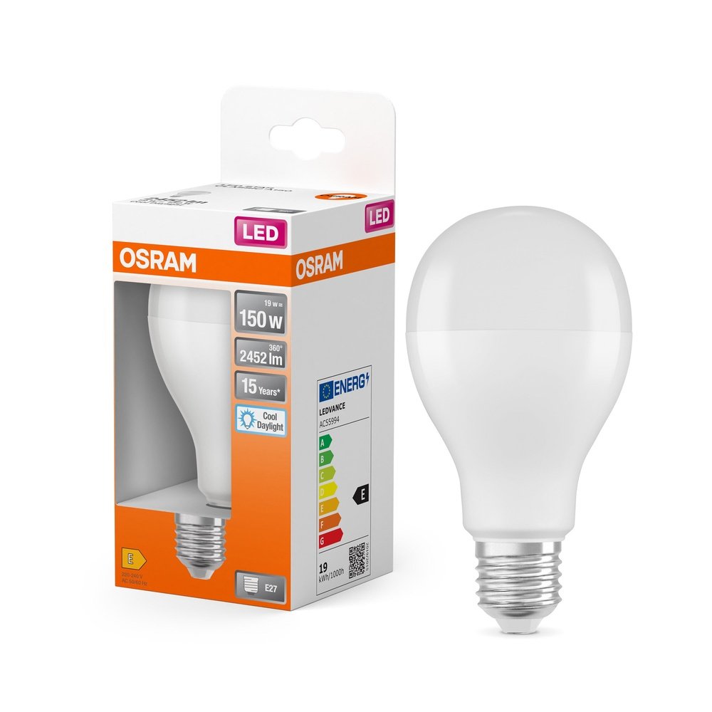 LED žárovka E27 19 W STAR CLASSIC A, studená denní bílá