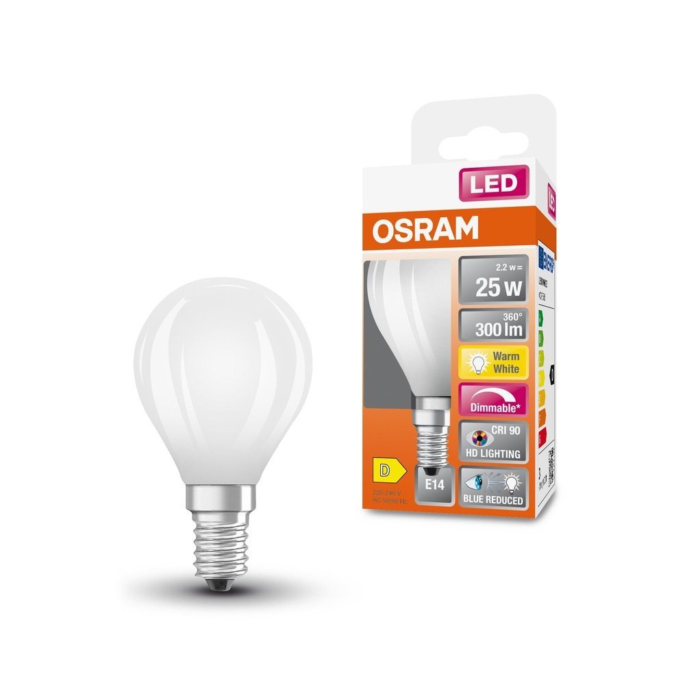 Matná LED žárovka E14 SUPERSTAR CRI 90, teplá bílá