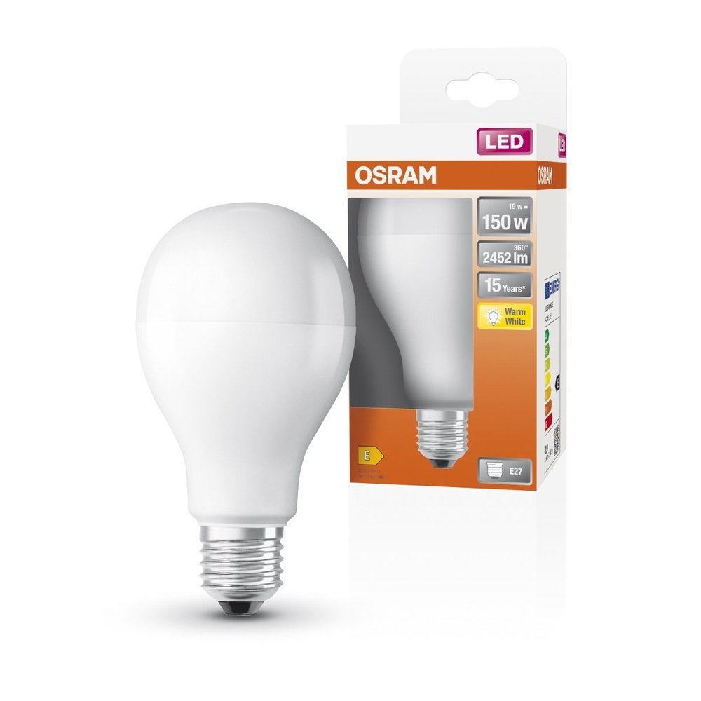 Matná LED žárovka E27 19 W CLASSIC STAR, teplá bílá