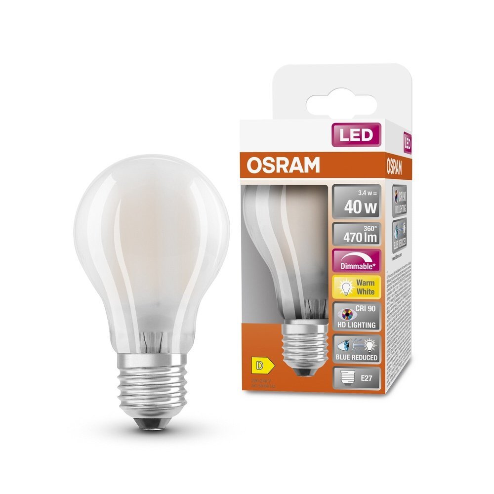 Matná LED žárovka E27 SUPERSTAR 6.5 W, studená denní bílá