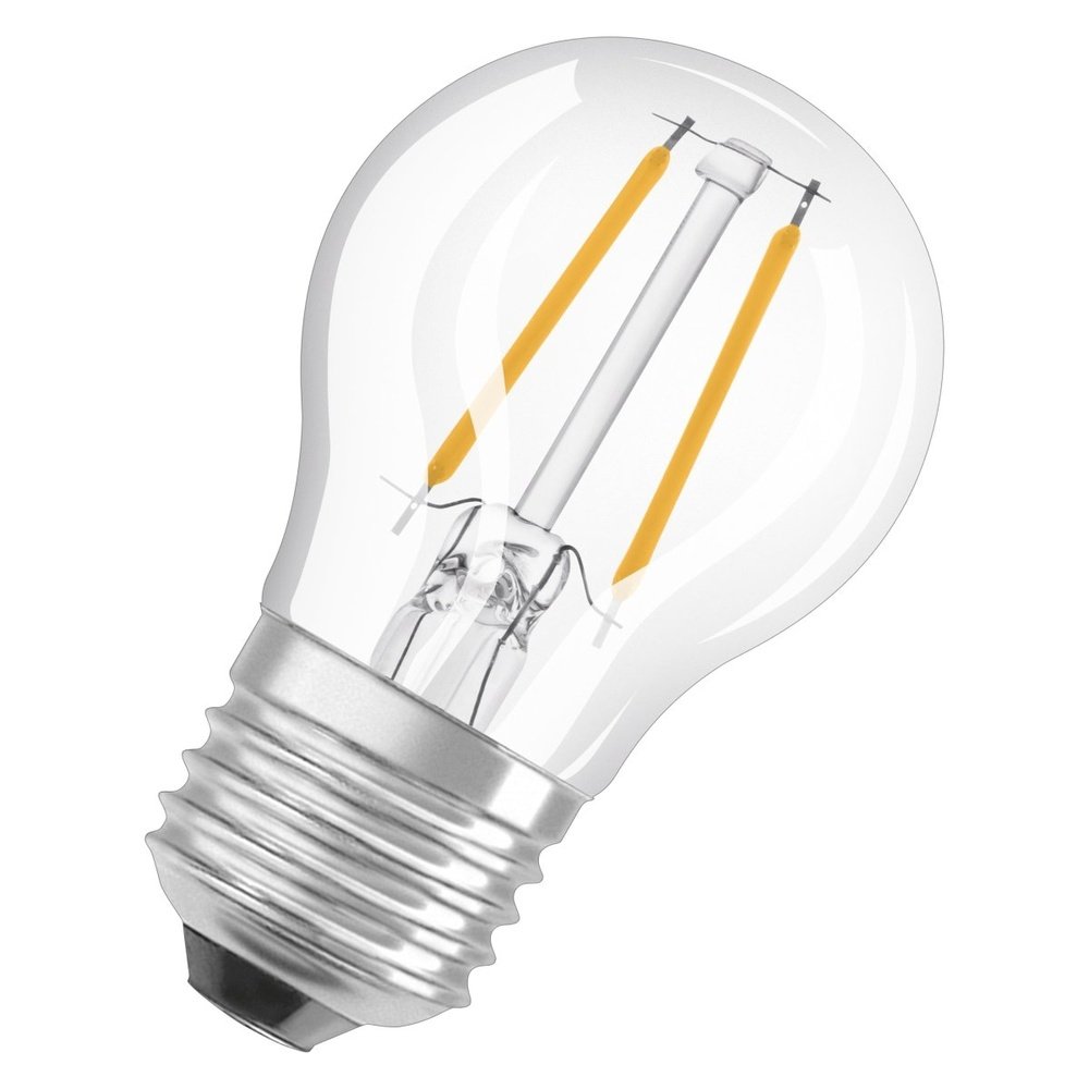 4058075435148 - Mini průhledná LED žárovka E27 4 W CLASSIC P, studená bílá - Žárovka - LEDVANCE e-shop