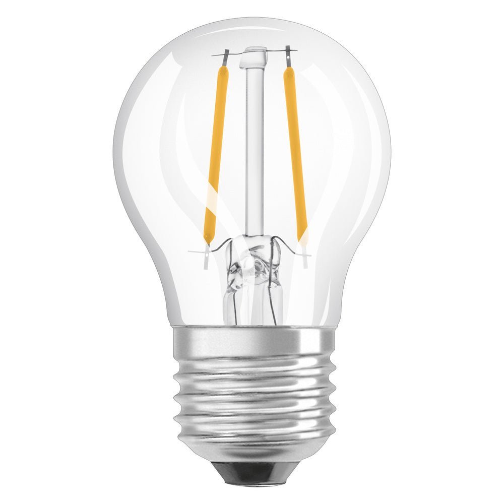 4058075435148 - Mini průhledná LED žárovka E27 4 W CLASSIC P, studená bílá - Žárovka - LEDVANCE e-shop