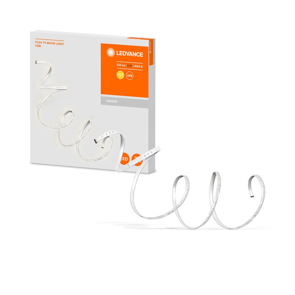 Moderní LED pásek za televizi s USB 1.5m 2.7W FLEX TV 3500K