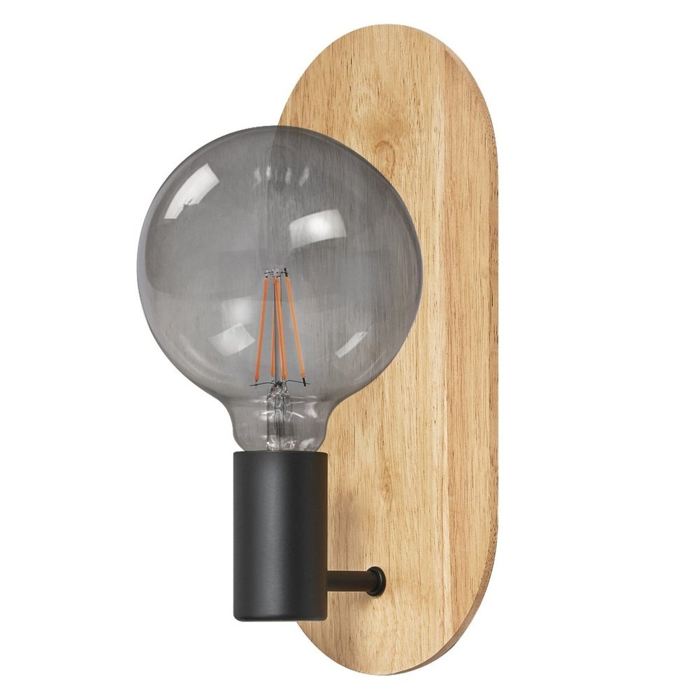 Moderní nástěnné svítidlo dřevěné E27 DECOR WOOD WALL