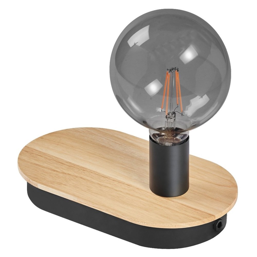 Moderní stolní lampa dřevěná E27 DECOR WOOD TABLE TOUCH