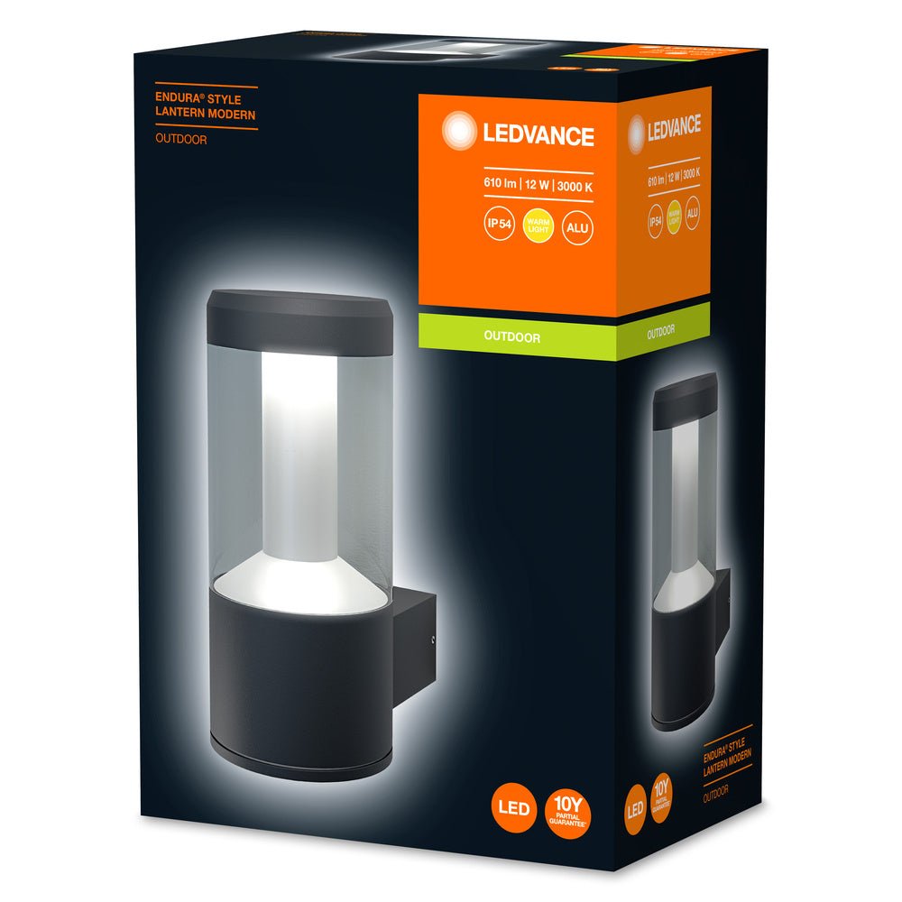 4058075205017 - Moderní venkovní LED nástěnné svítidlo LANTERN teplá bílá - Nástěnné venkovní svítidlo - LEDVANCE e-shop