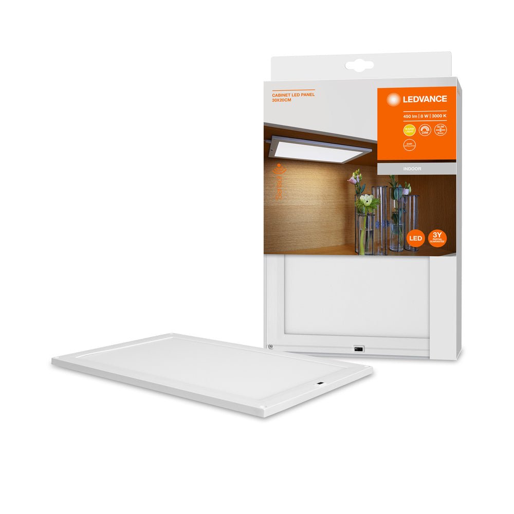 Přisazený LED panel pod linku CABINET 300x200, teplá bílá