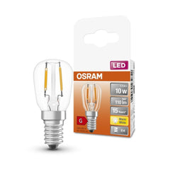 4058075432840 - Průhledná LED malá žárovka E14 1,3 W SPECIAL T26, teplá bílá - Žárovka - LEDVANCE e-shop