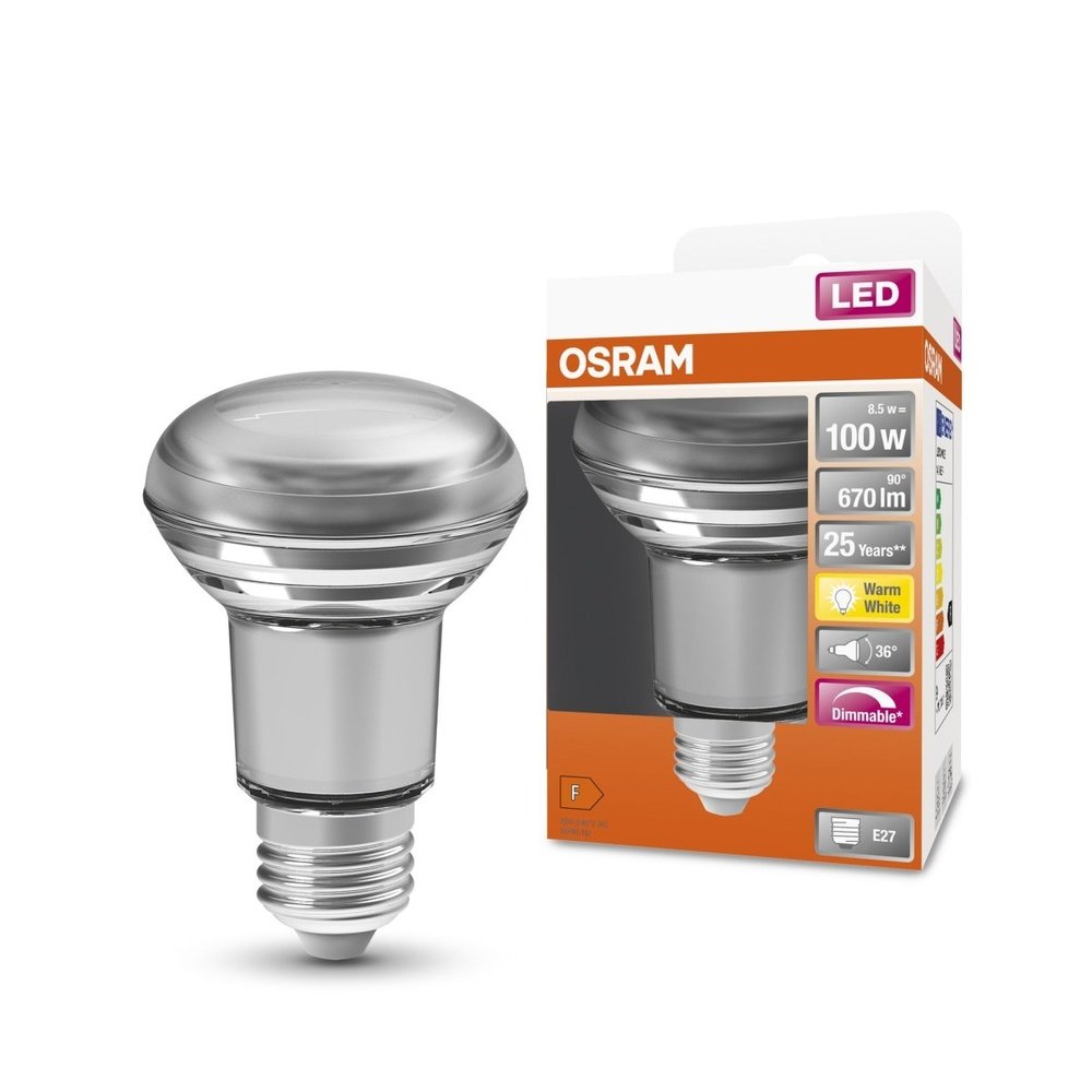 Reflektorová LED stmívatelná žárovka E27 9,6 W SUPERSTAR, teplá bílá