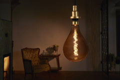 4058075228016 - Retro LED závěsné světlo E27 Vintage 1906 PenduLum Gold - Stropní svítidlo - LEDVANCE e-shop