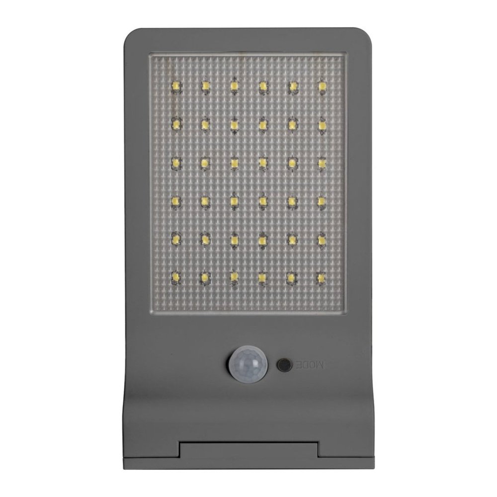 4058075267862 - Šedé venkovní solární LED světlo DOOR SOLAR IP44 se senzorem - Nástěnné venkovní svítidlo - LEDVANCE e-shop