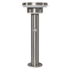 4058075392700 - Solární LED sloupek SOLAR POST 40CM 6W, čidlo, stříbrné - Sloupek - LEDVANCE e-shop