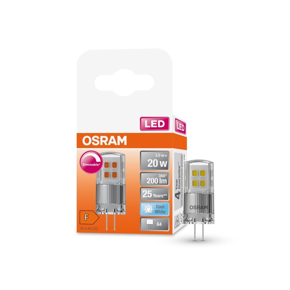 Speciální LED žárovka G9 4.8 W PIN, teplá bílá