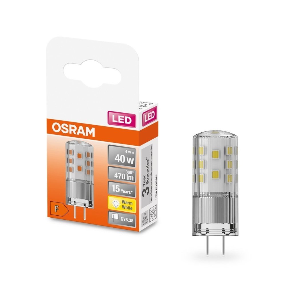 Speciální LED žárovka GY6.35 4 W PIN, teplá bílá