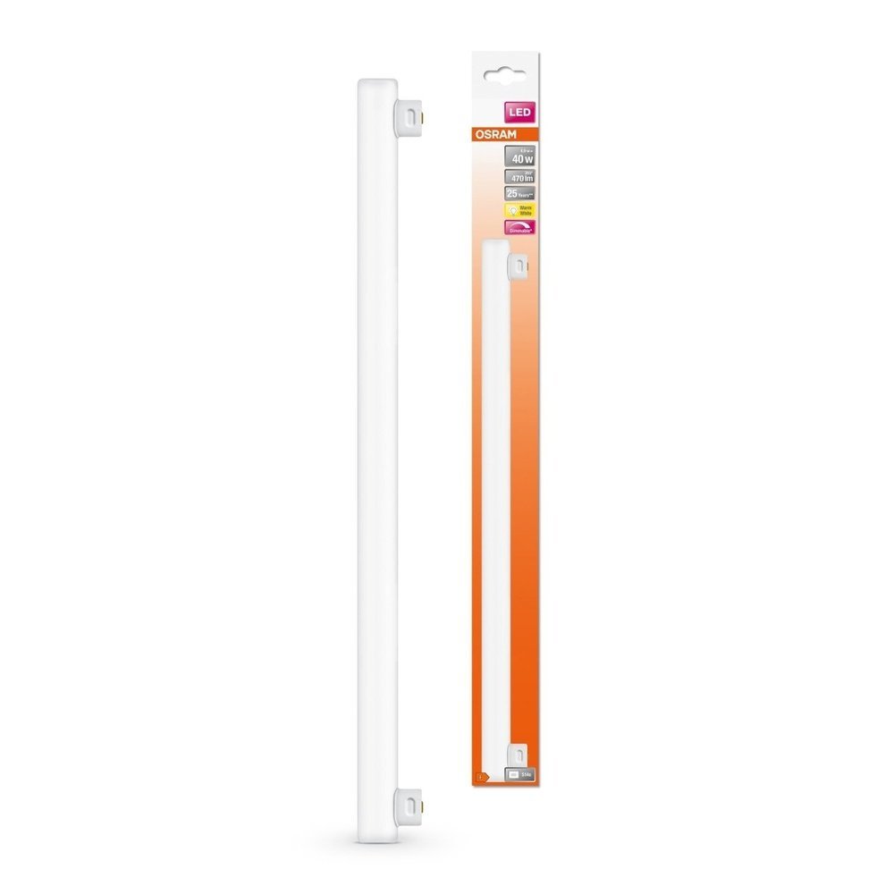 Stmívatelná LED trubicová žárovka S14s 4,9 W LEDinestra, teplá bílá 0,5 M