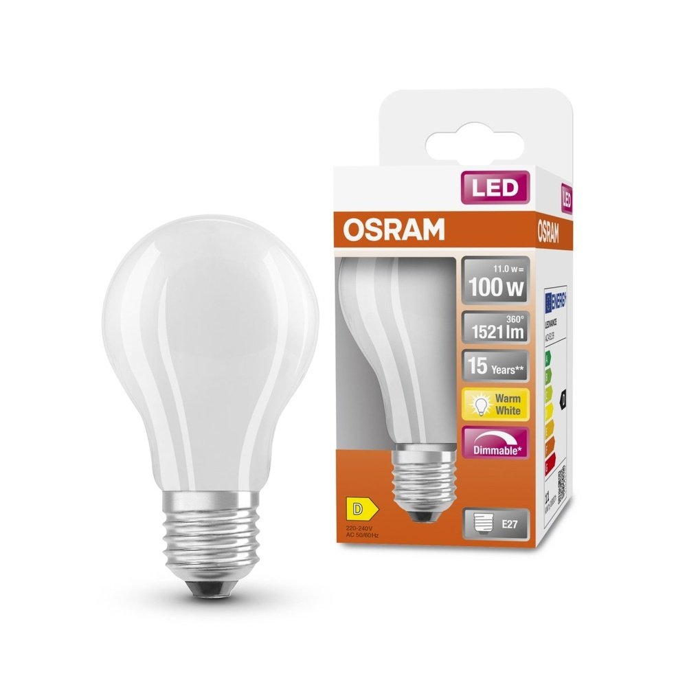 4058075245860 - Stmívatelná LED žárovka E27 11 W RETROFIT SUPERSTAR, teplá bílá - Žárovka - LEDVANCE e-shop