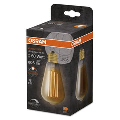 4058075761537 - Stmívatelná vintage LED žárovka E27 8,8 W EDISON, teplá bílá - Žárovka - LEDVANCE e-shop