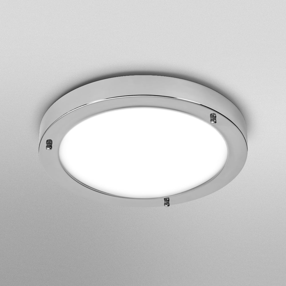 4099854103353 - Stříbrné koupelnové LED stropní svítidlo E27 CLASSIC ROUND - Nástěnné svítidlo - LEDVANCE e-shop