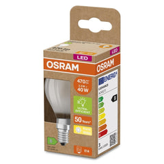 4099854066436 - Účinná LED matná žárovka E14 CLASSIC P 2.5 W, teplá bílá - Žárovka - LEDVANCE e-shop