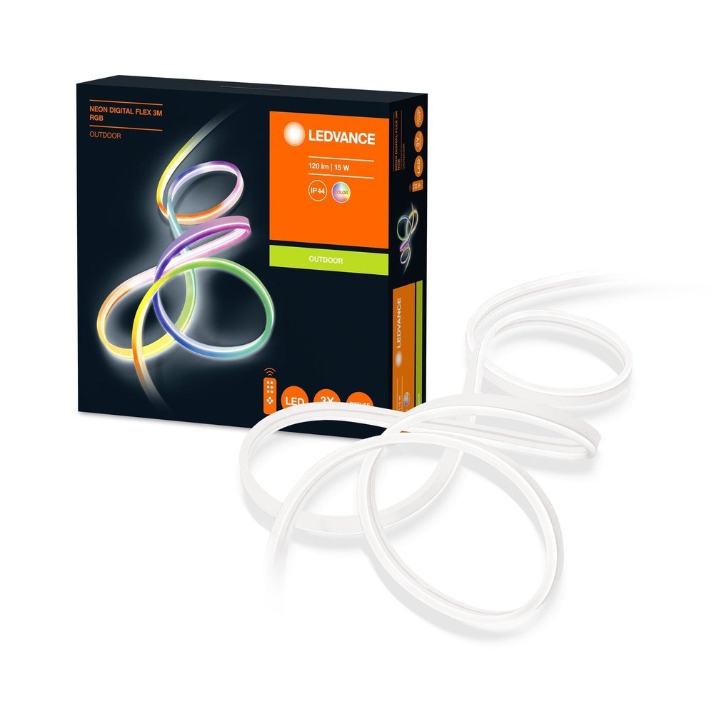 Venkovní LED RGB pásek NEON DIGITAL FLEX 3M IP44 15 W