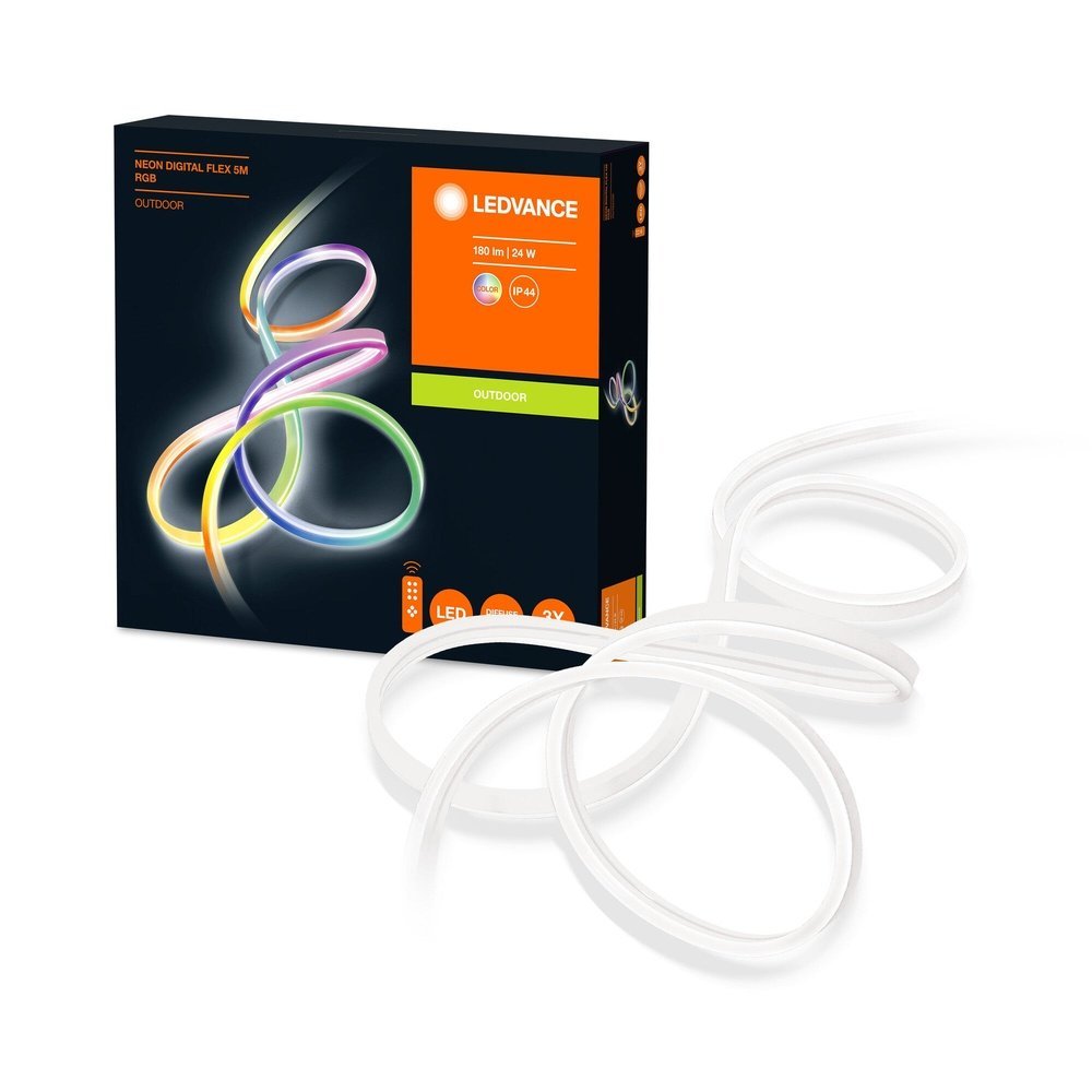 Venkovní LED RGB pásek NEON DIGITAL FLEX 5M IP44 23 W
