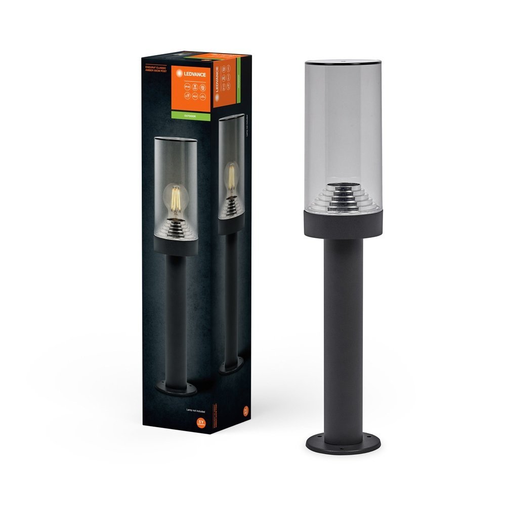 Venkovní LED sloupek E27 50cm ENDURA AMBER