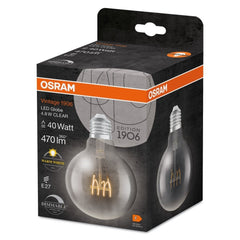 4099854075681 - Vintage LED stmívatelná žárovka E27 GLOBE 4.8 W, teplá bílá - Žárovka - LEDVANCE e-shop