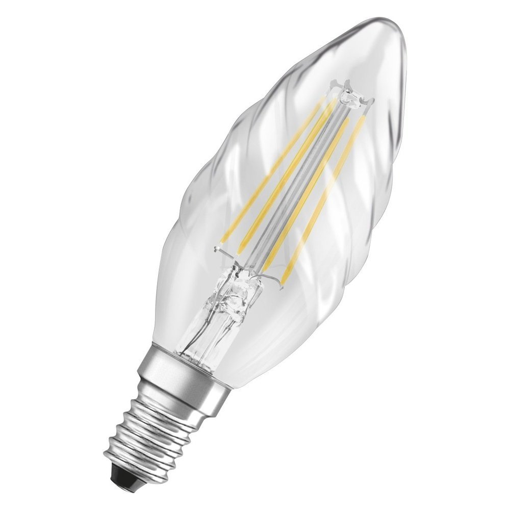 4058075602854 - Vroubkovaná průhledná LED žárovka E14 3,4 W SUPERSTAR, studená bílá - Žárovka - LEDVANCE e-shop