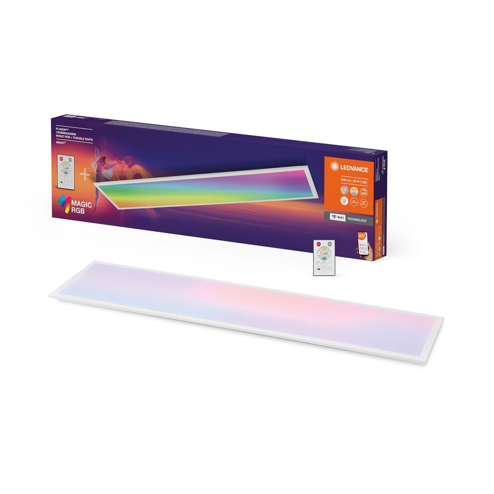 4099854090417 - WiFi LED panel + ovládač MAGIC 120cm, RGB + laditelná bílá - Stropní svítidlo - LEDVANCE e-shop