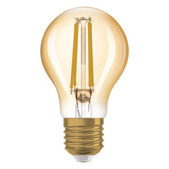 4058075293359 - Zlatá LED žárovka E27 7,5 W VINTAGE CLASSIC A, teplá bílá - Žárovka - LEDVANCE e-shop
