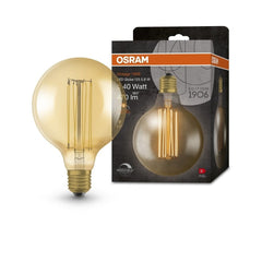 4058075761797 - Zlatá stmívatelná vintage LED žárovka E27 5,8 W GLOBE, teplá bílá - Žárovka - LEDVANCE e-shop