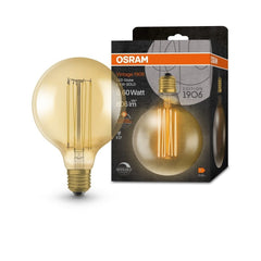 4058075761810 - Zlatá stmívatelná vintage LED žárovka E27 8,8 W GLOBE, teplá bílá - Žárovka - LEDVANCE e-shop
